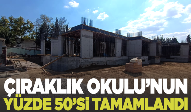Yunusemre Mesleki Eğitim Merkezi’nin inşaatı yüzde 50 tamamlandı