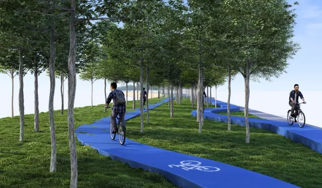 Trabzon Sürmene’ye modern bisiklet yolu