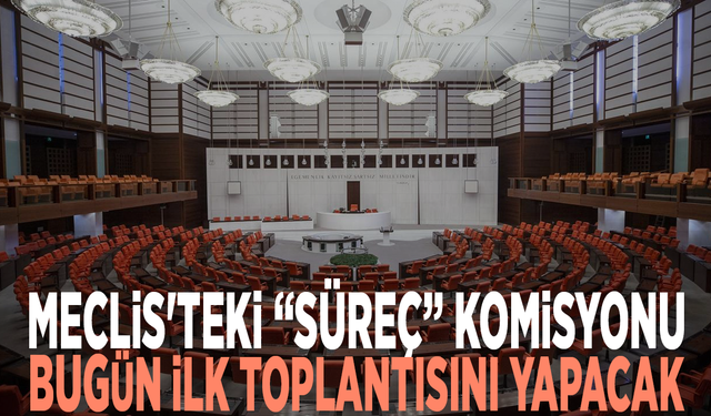 Meclis'teki “süreç” komisyonu bugün ilk toplantısını yapacak