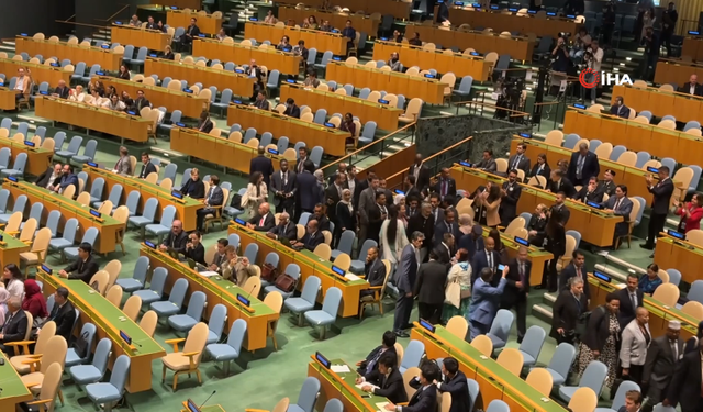 Netanyahu’ya BM’de Gazze protestosu