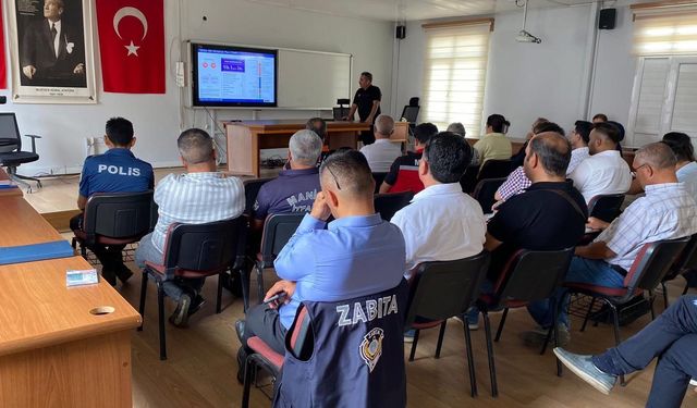 İlçede afete hazırlık eğitimi verildi