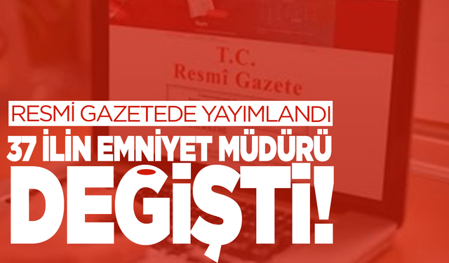 Resmi Gazete'de yayımlandı: Erdoğan'dan atama kararları