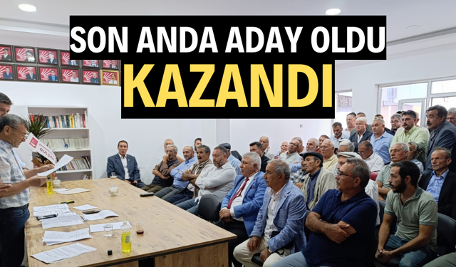 Seçim günü aday oldu seçimi kazandı