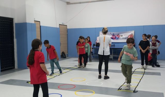 İlçede okullar spora doydu