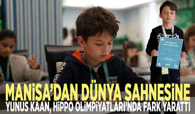 Manisa’dan dünya sahnesine: Yunus Kaan Hippo Olimpiyatları’nda fark yarattı