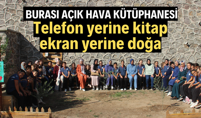 Telefon yerine kitap, ekran yerine doğa