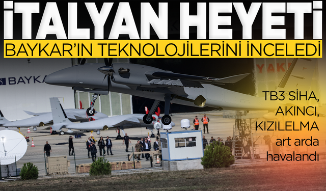 İtalyan heyet, Baykar’ın oyun değiştirici teknolojilerini inceledi