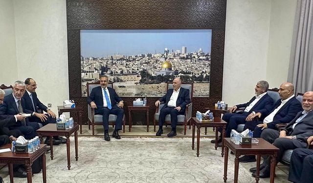 Dışişleri Bakanı Fidan ve MİT Başkanı Kalın Hamas liderleriyle bir araya geldi