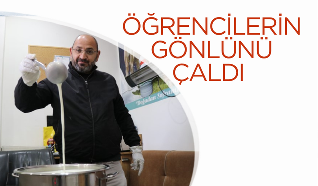 Öğrencilerin gönlünü çaldı
