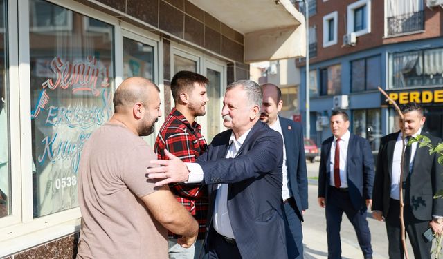 BAŞKAN BALABAN YENİMAHALLE’DE ESNAFI DİNLEDİ