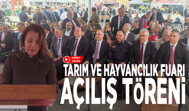 Tarım ve Hayvancılık Fuarı açılış töreni... Canlı yayın