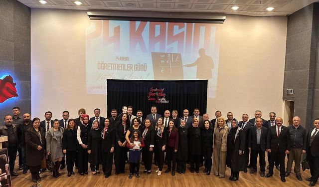Sarıgöl’de 24 Kasım Öğretmenler Günü coşkuyla kutlandı