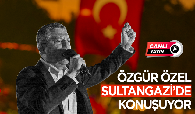 CHP Genel Başkanı Özgür Özel Sultangazi mitinginde konuşuyor