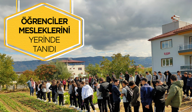 Öğrenciler 'Atölyede 1 gün' projesi ile meslekleri yerinde tanıdı