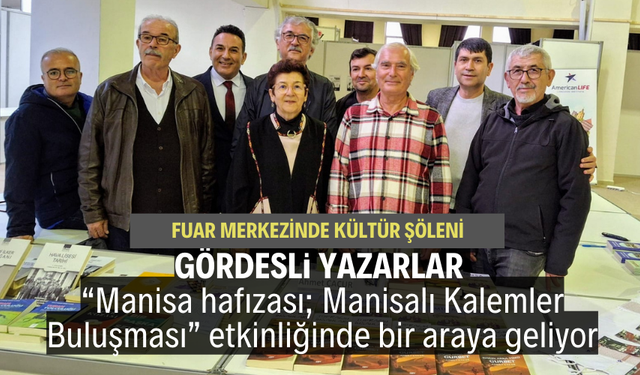 Gördesli Yazarlar Manisa Kitap Fuarı'nda