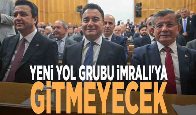 Yeni Yol grubu İmralı'ya gitmeyecek