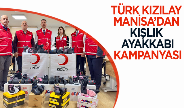 Türk Kızılay Manisa’dan kışlık ayakkabı kampanyası
