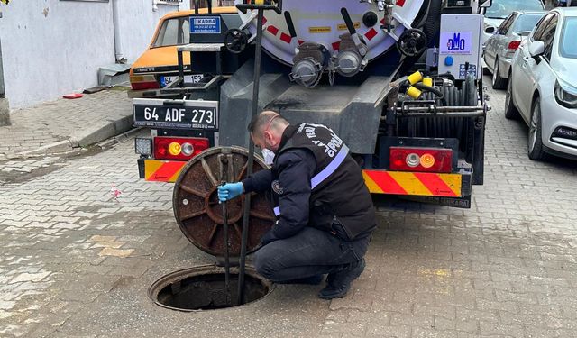 Kanalizasyonda cenin bulundu