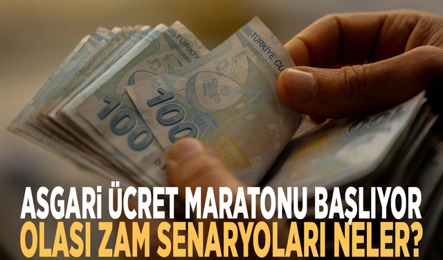 Asgari ücret maratonu başlıyor: Olası zam senaryoları neler?