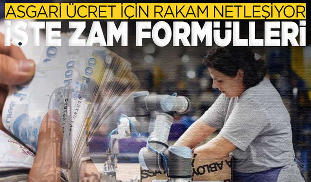 Asgari ücrette görüşmeler başlıyor:  İşte masadaki 6 farklı zam formülü...