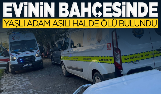 Evin bahçesinde ölü halde bulundu