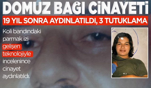Sarıyer'de 19 yıl önce işlenen domuz bağı cinayeti aydınlatıldı, 3 şüpheli tutuklandı