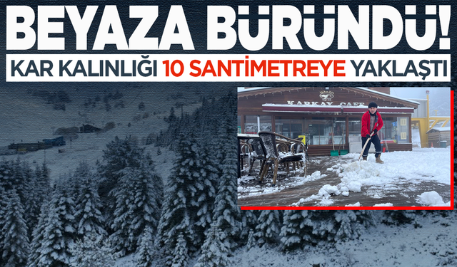 Kar kalınlığı 10 santimetreye yaklaştı