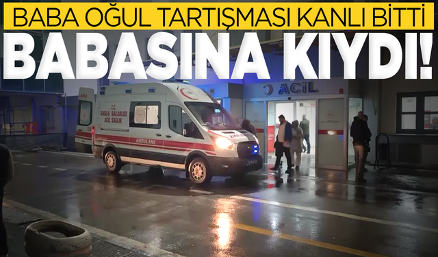 Oğul dehşeti babayı hayattan kopardı