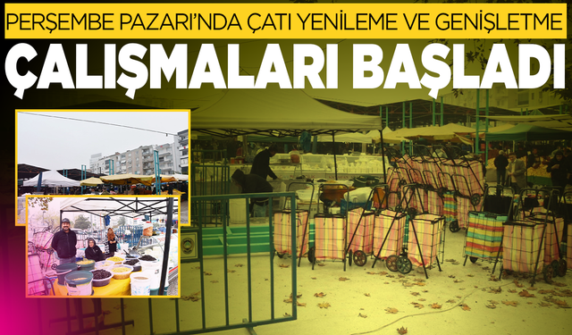 Perşembe Pazarı’nda Çatı Yenileme Projesi Başladı