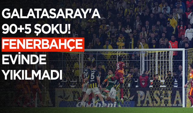 Fenerbahçe evinde yıkılmadı