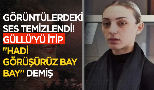 TÜBİTAK görüntülerdeki sesi temizledi! Güllü'yü itip "Hadi görüşürüz bay bay" demiş