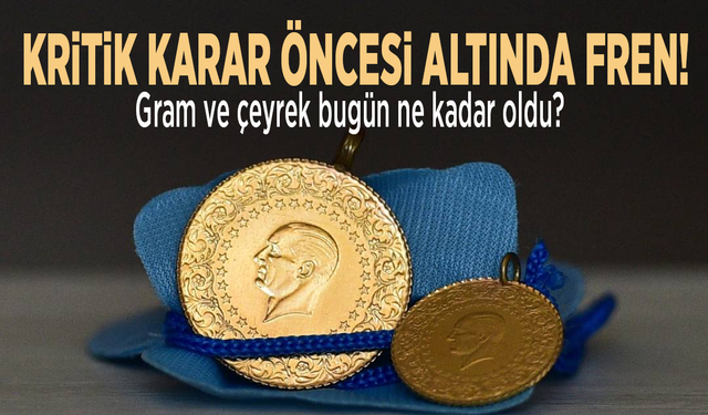 Kritik karar öncesi altında fren!