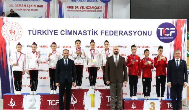 Tarzan Cimnastik Kulübü İstanbul’daki Türkiye Şampiyonası’nda Madalya Yağdırdı