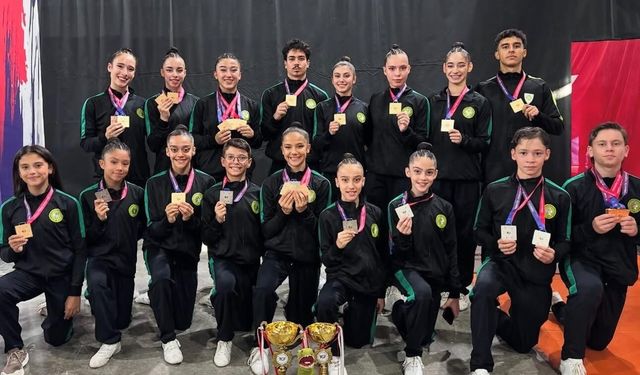 Manisa BBSK Cimnastikte 2025’e damga vurdu