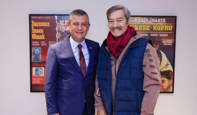 Özgür Özel'den Kadir İnanır'a ziyaret