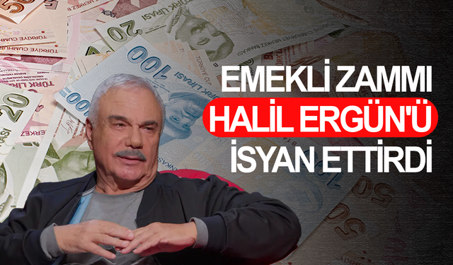 Emekli zammı Halil Ergün'ü isyan ettirdi: Marketten aldığım 5 tane domatese...