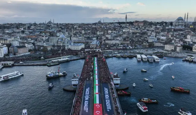 İstanbul'dan dünyaya Gazze mesajı