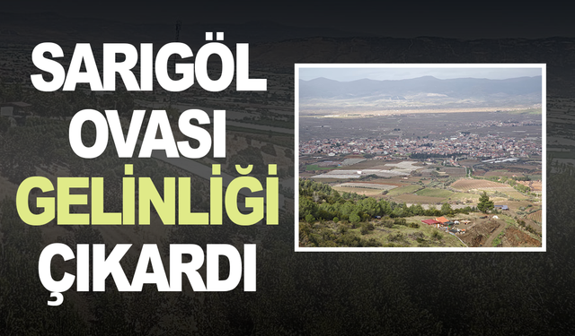 Sarıgöl Ovası gelinliğini çıkardı
