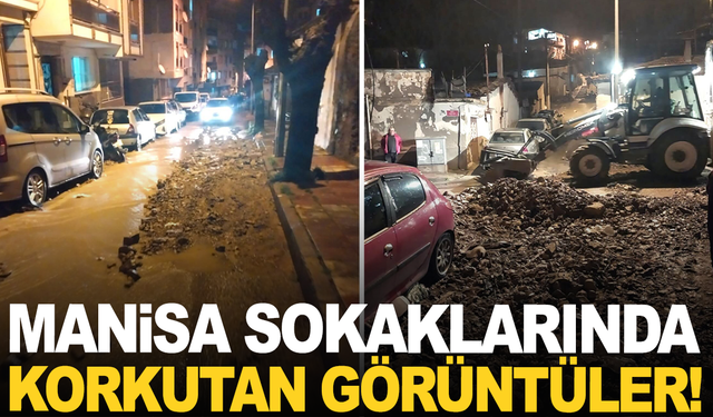 Manisa bu akşam dehşeti yaşadı: Sokaklarda çalışmalar başladı
