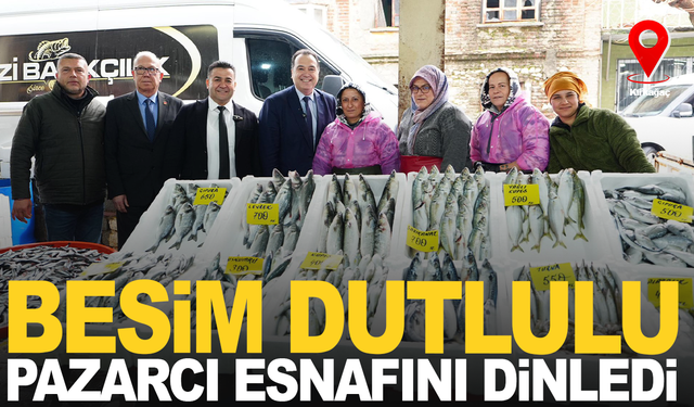 Besim Dutlulu Kırkağaç’ta Pazarcı Esnafı ve Vatandaşlarla Buluştu