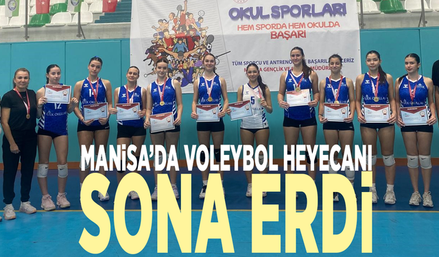 Manisa’da voleybol heyecanı sona erdi