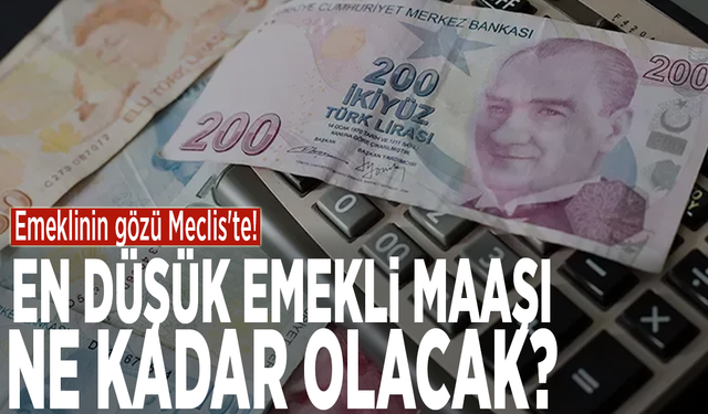 Emeklinin gözü Meclis'te! En düşük emekli maaşı ne kadar olacak?