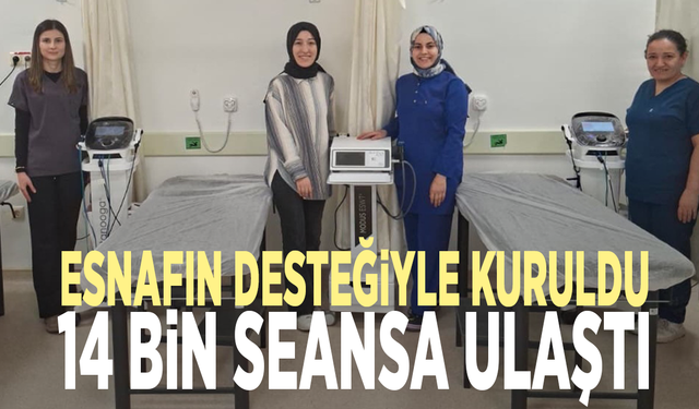 Esnafın desteğiyle kuruldu, 14 bin seansa ulaştı