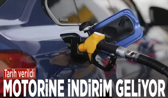 Tarih verildi: Motorine indirim geliyor