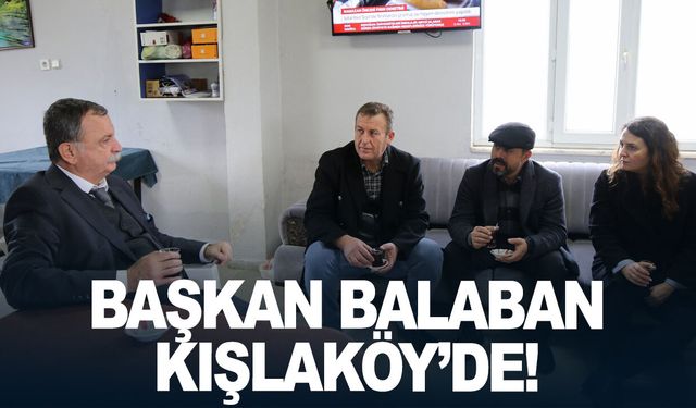 Yunusemre Belediye Başkanı Semih Balaban, bu kez Kışlaköy'deydi