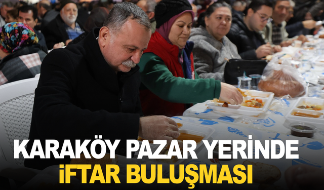 Karaköy Pazar Yeri’nde İftar Buluşması
