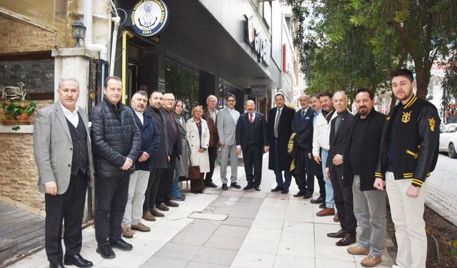 Dostlar Meclisi Dönem Başkanı Cihan Canuyar'dan Bahattin Akyüz'e ziyaret