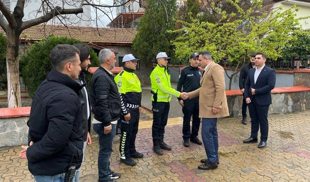 Kaymakam Dalak bayramda görev başındaki kamu personelini unutmadı
