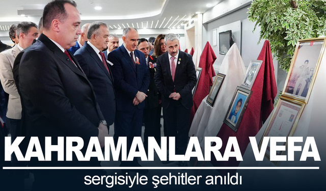 Manisa’da “Kahramanlara Vefa” sergisiyle şehitler anıldı