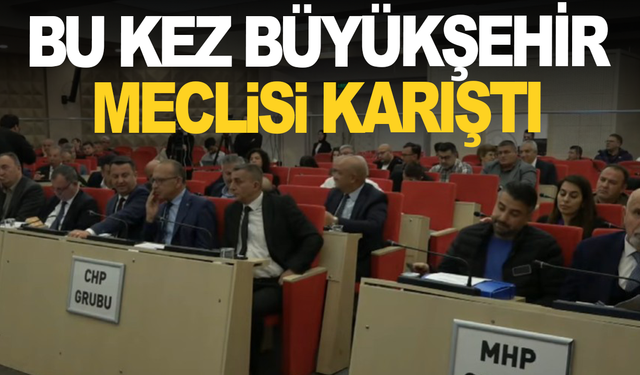 Manisa Büyükşehir Meclisine logo tartışması damga vurdu